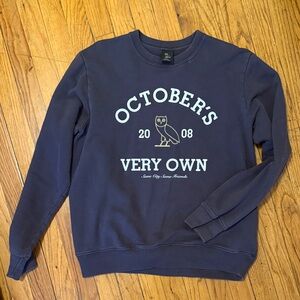 OVO Men's Midweight Crewneck Sweater Dusty Purple-Grey